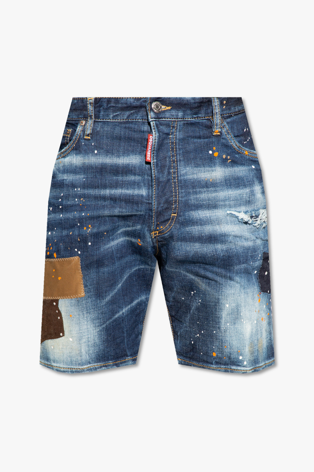 Marine' denim shorts Dsquared2 - bear print sweater dress Marine' denim shorts Dsquared2 - bear print sweater dress